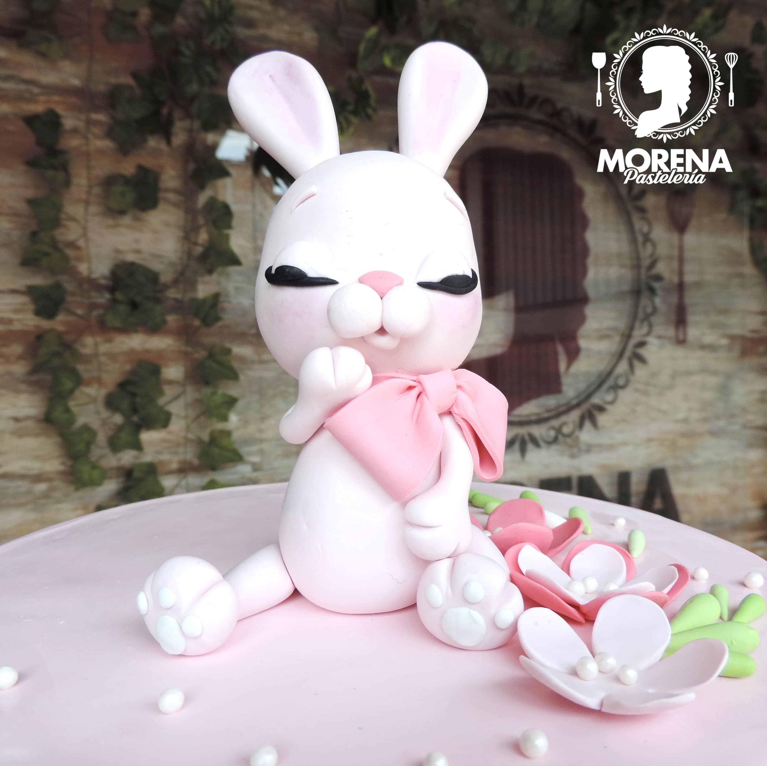 Conejo Flores Infantil